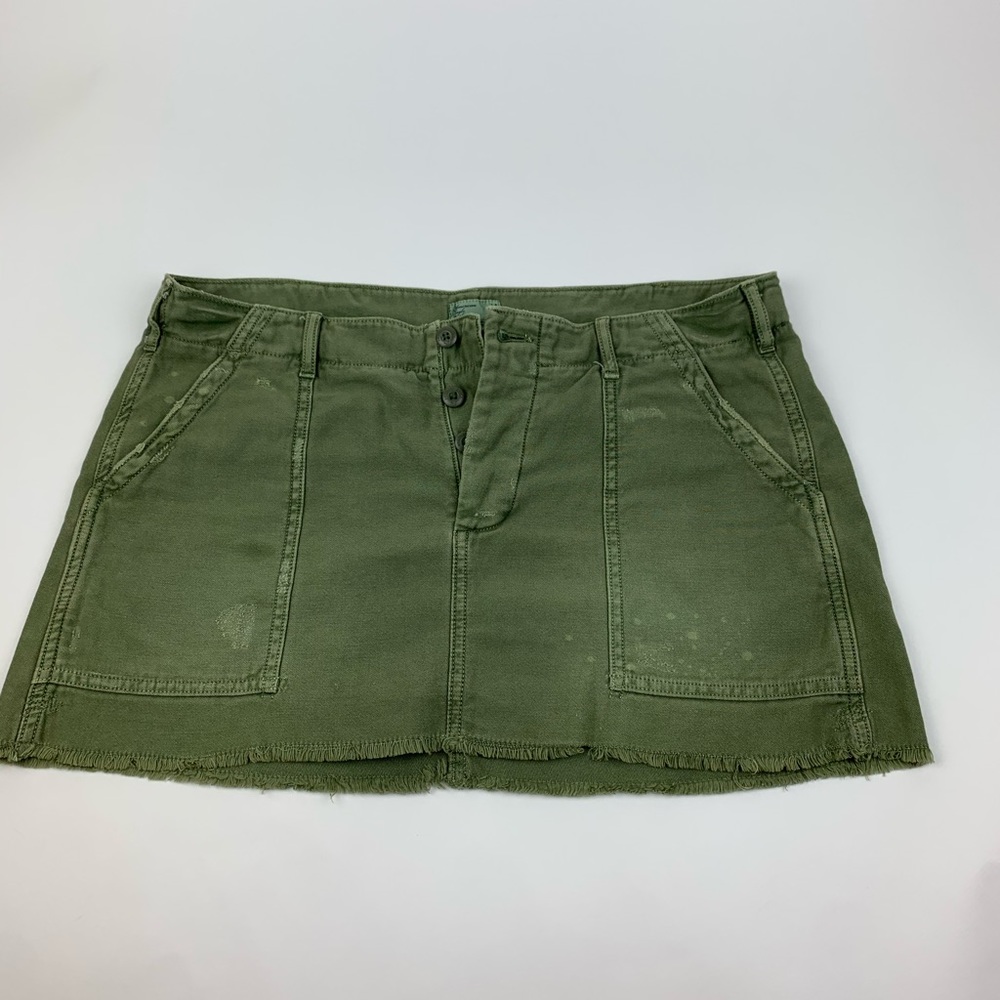 American Eagle Army Green Mini Skirt